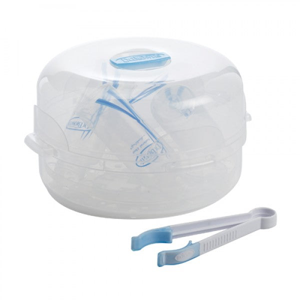 Microwave Steam Sterilizer w/ Tongs uniq