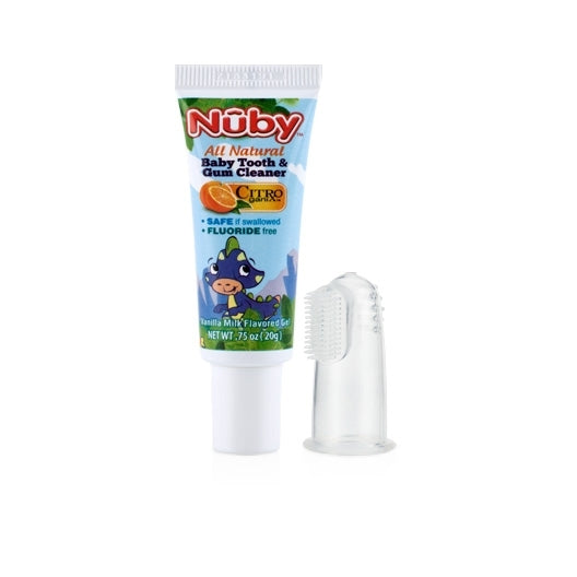Tooth and Gum Cleaner with Finger Brush uniq