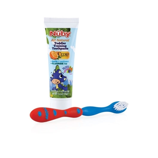 Toothpaste with Toddler Training Toothbrush uniq