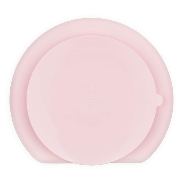 Silicone Grip Dish Pink