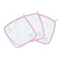 Bamboo Face Cloths - 3 Pack Pink