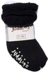 2 Pack Infant Socks black_white