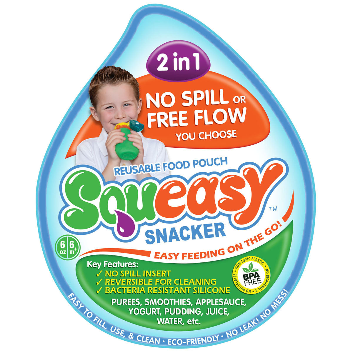 Squeasy Snacker - 6oz