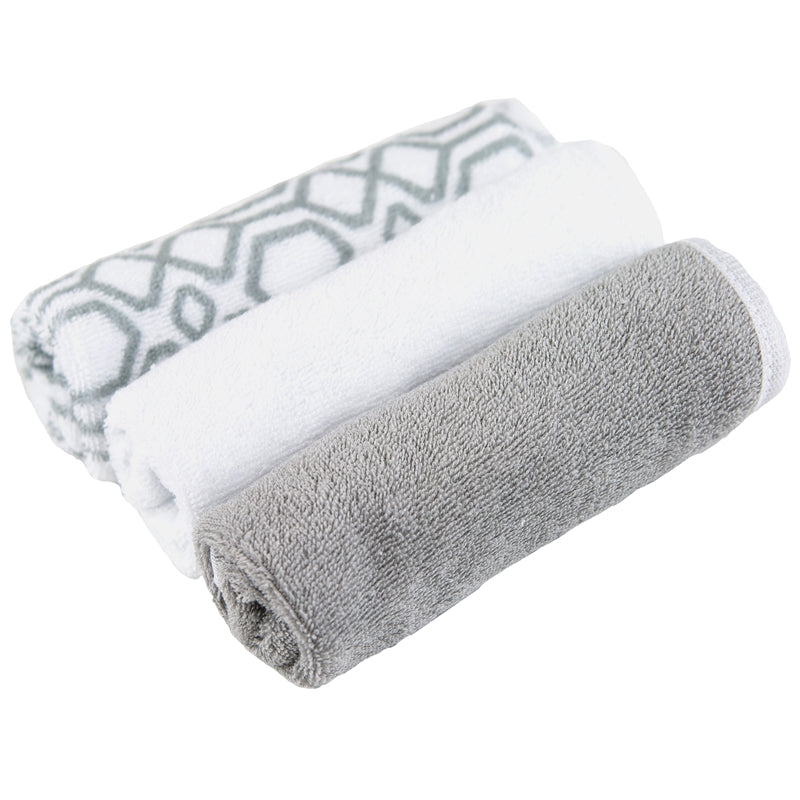 Terry Washcloths - 3 Pack