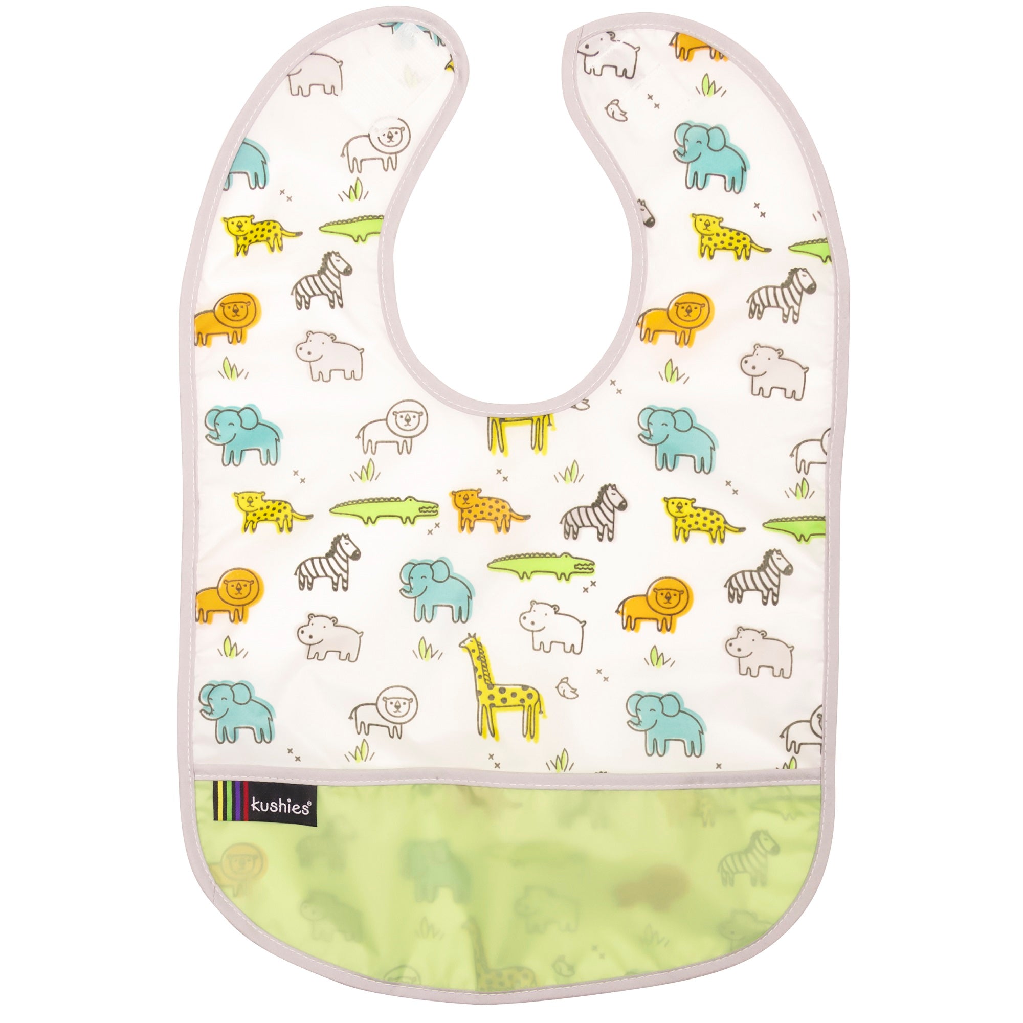 Waterproof Clean Bibs safari