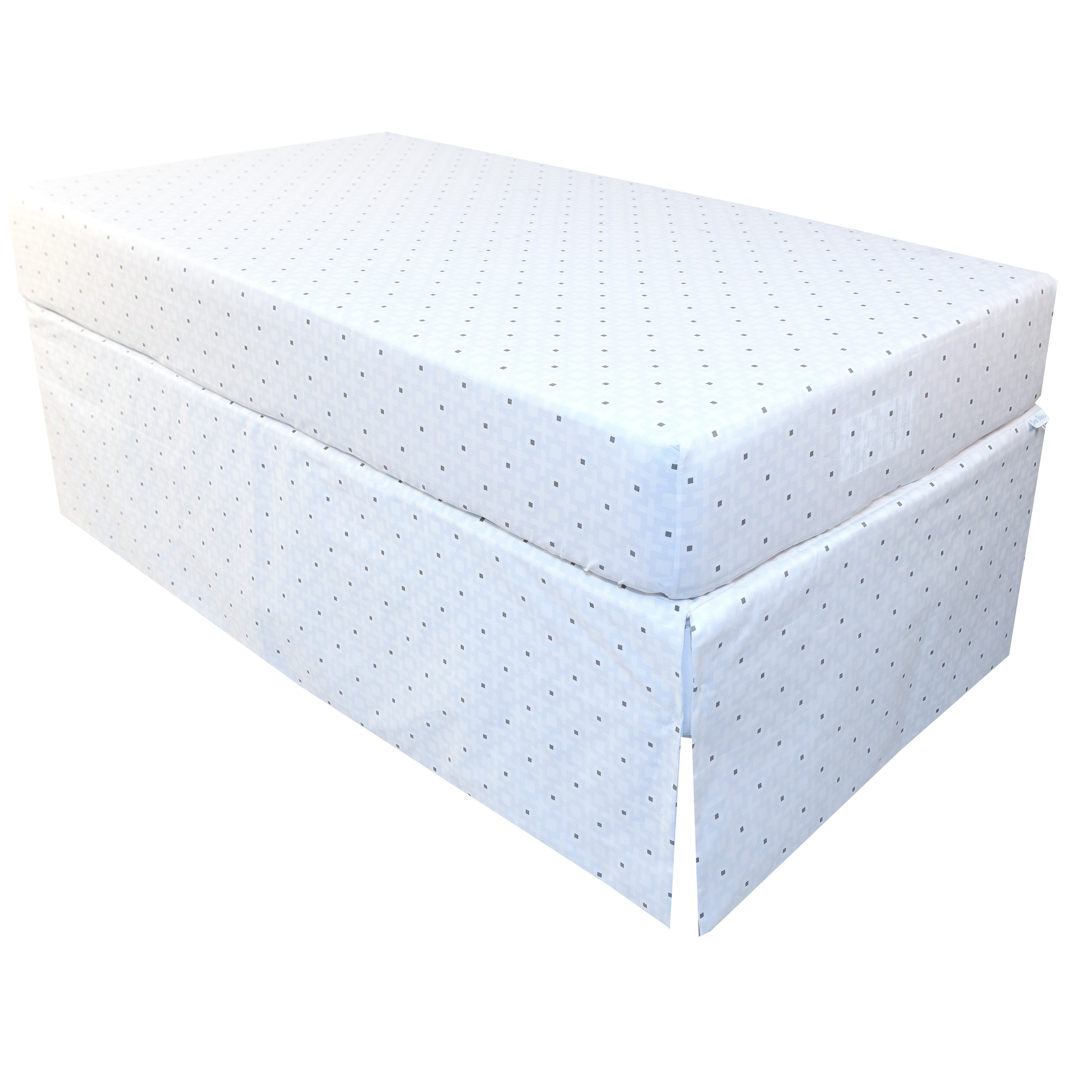 Percale Crib Skirts squares