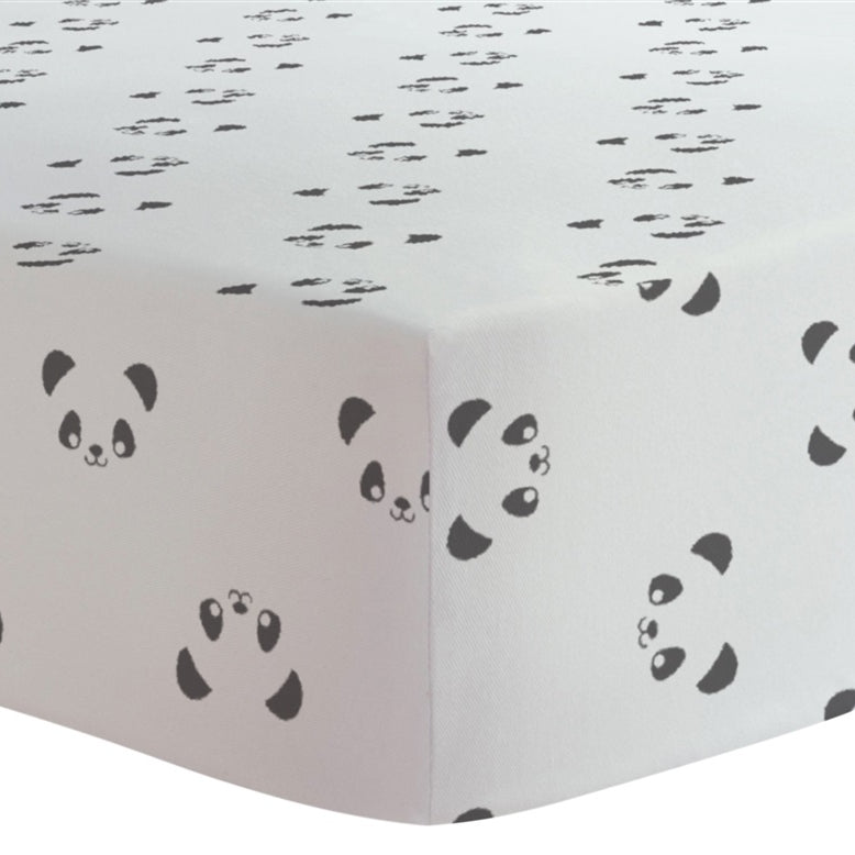 Flannel Crib Sheets pandas