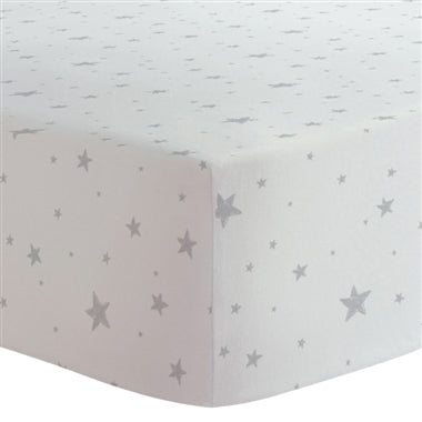Flannel Change Pad Covers grey_scribble_stars
