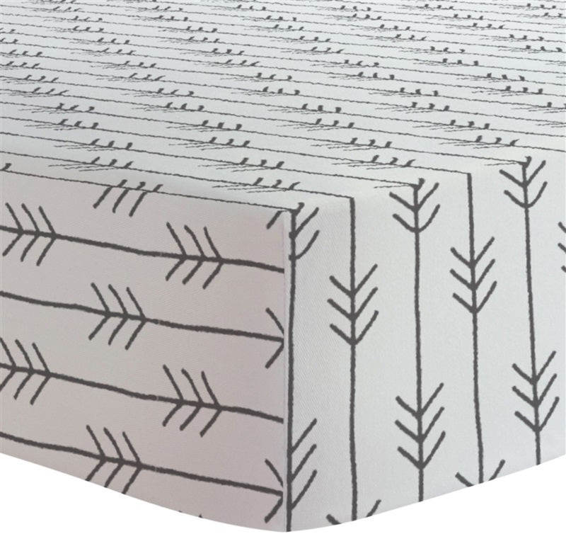 Flannel Play Pen Sheets arrows