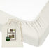 Organic Fitted Crib Sheet off_white