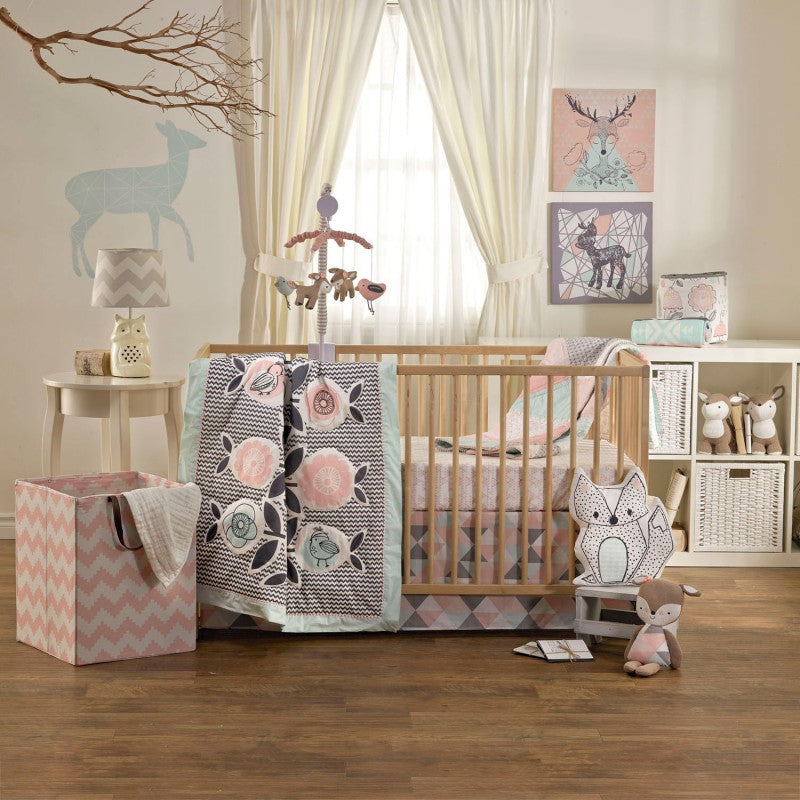 4-Piece Crib Set Sparrow uniq