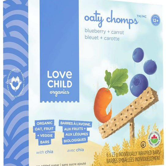 Oaty Chomps - Organic Bars Blueberry & Carrot