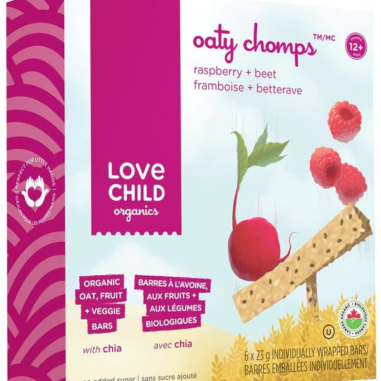 Oaty Chomps - Organic Bars Raspberry & Beet