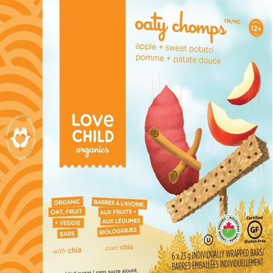 Oaty Chomps - Organic Bars Sweet Potato & Apple