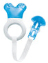 Cooler Teether with Clip blue