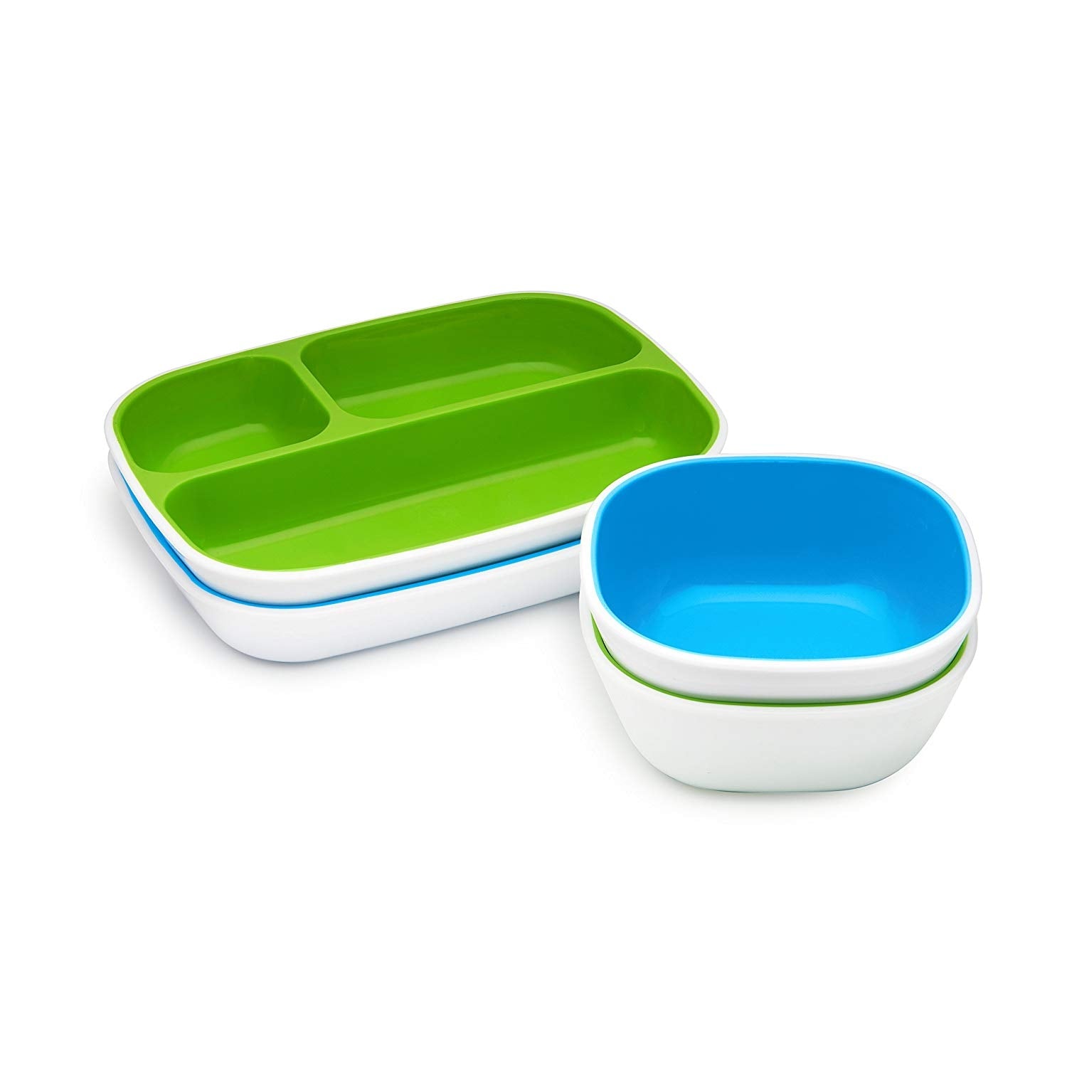 Splash Dining Set - Blue/Green - 4pk uniq