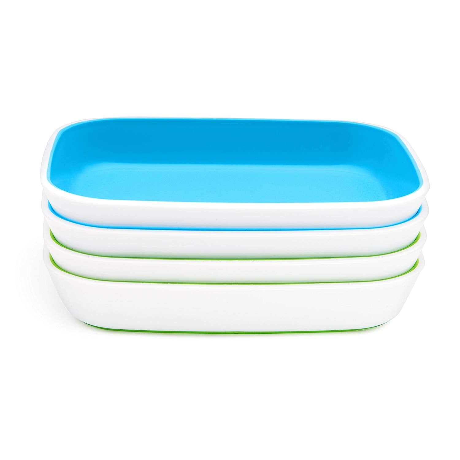 Splash Plates - Blue/Green - 4pk uniq
