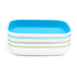 Splash Plates - Blue/Green - 4pk uniq