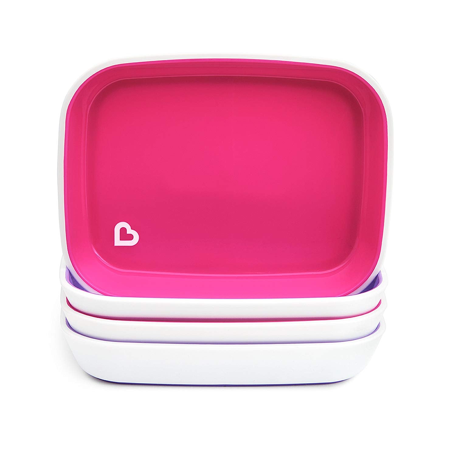Splash Plates - Pink/Purple - 4pk uniq