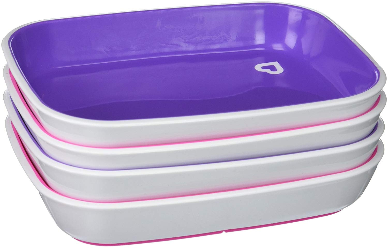 Splash Plates - Pink/Purple - 4pk uniq