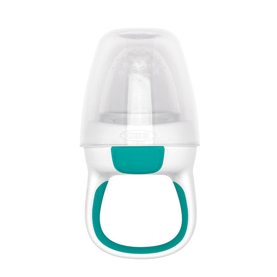 Silicone Teething Feeder teal