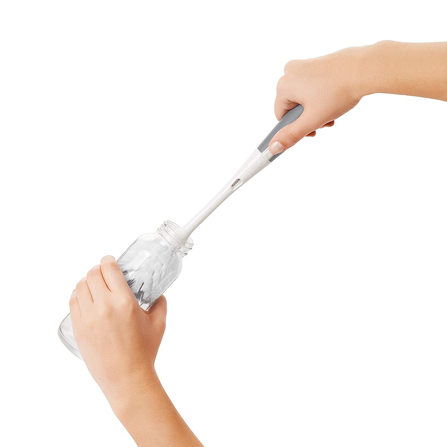 Oxo tot bottle brush with best sale nipple cleaner