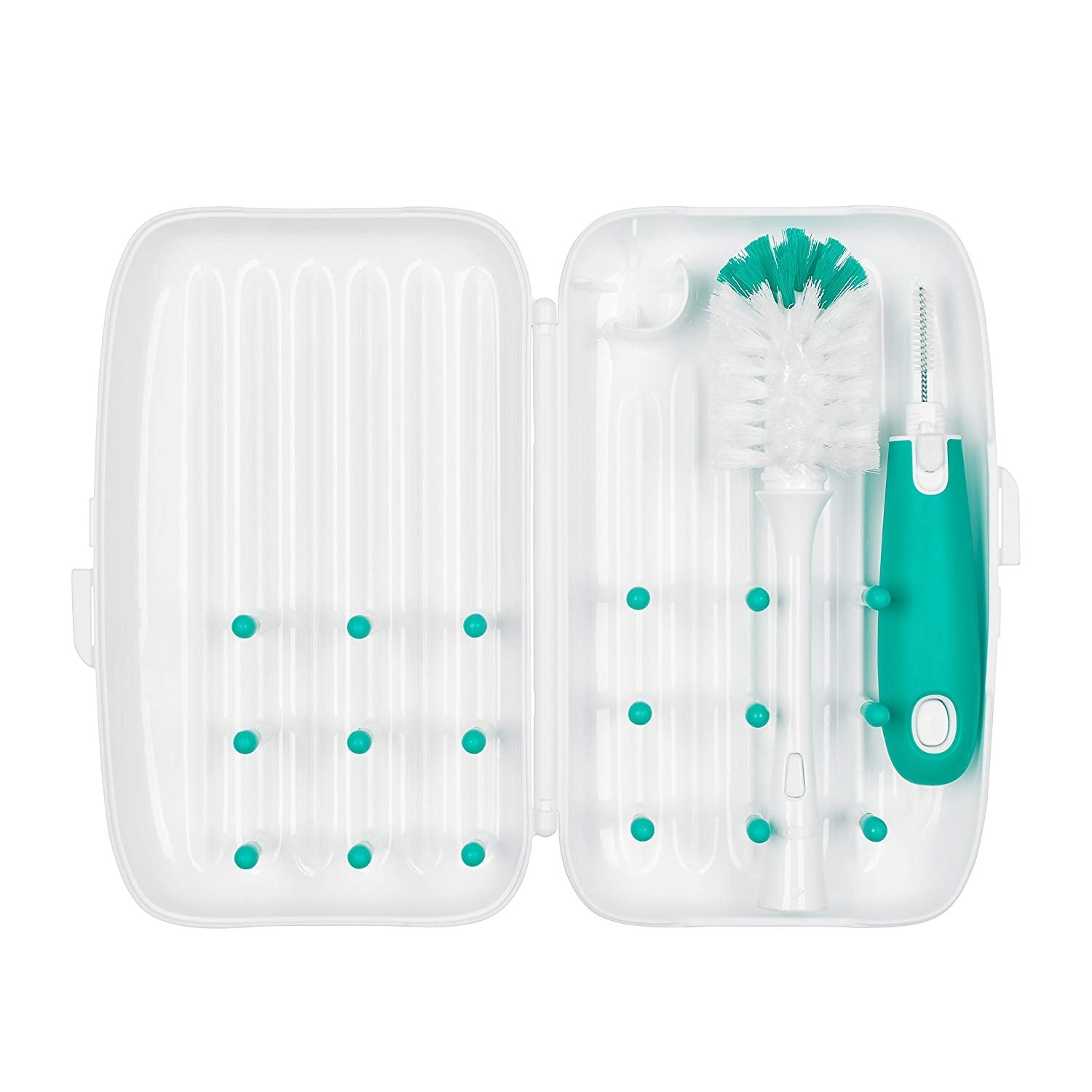 On-the-Go Drying Rack with Bottle Brush