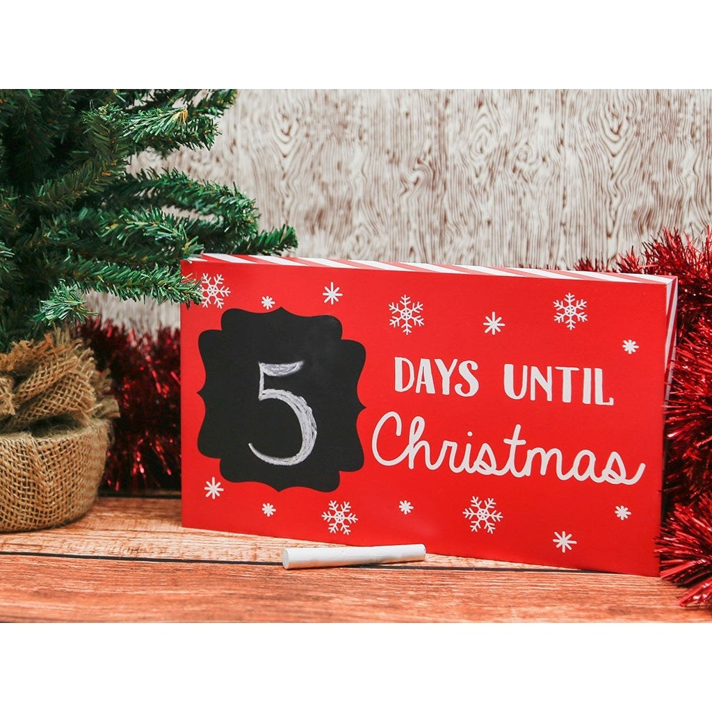 Christmas Countdown Chalkboard uniq