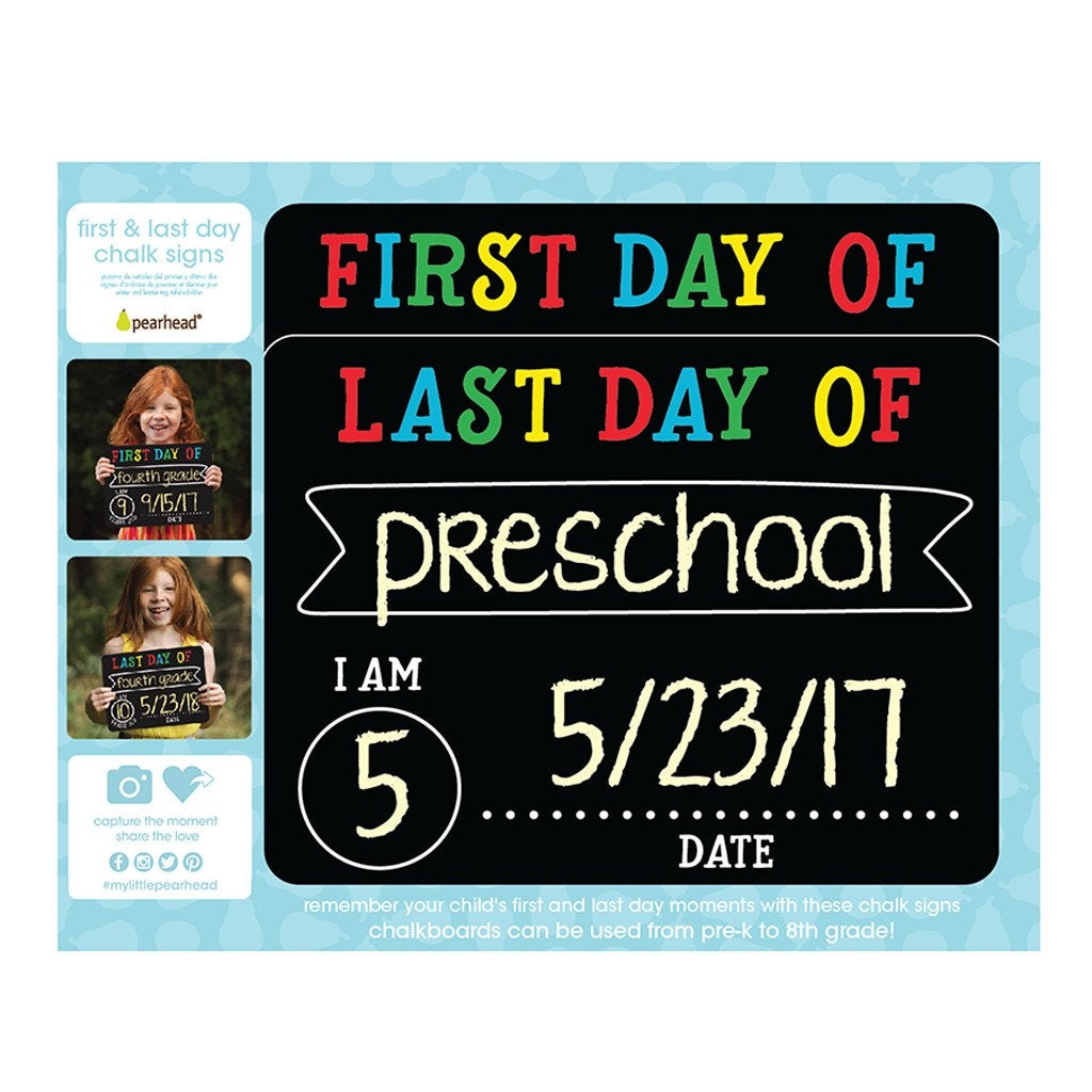 First & Last Day Chalkboard Signs uniq