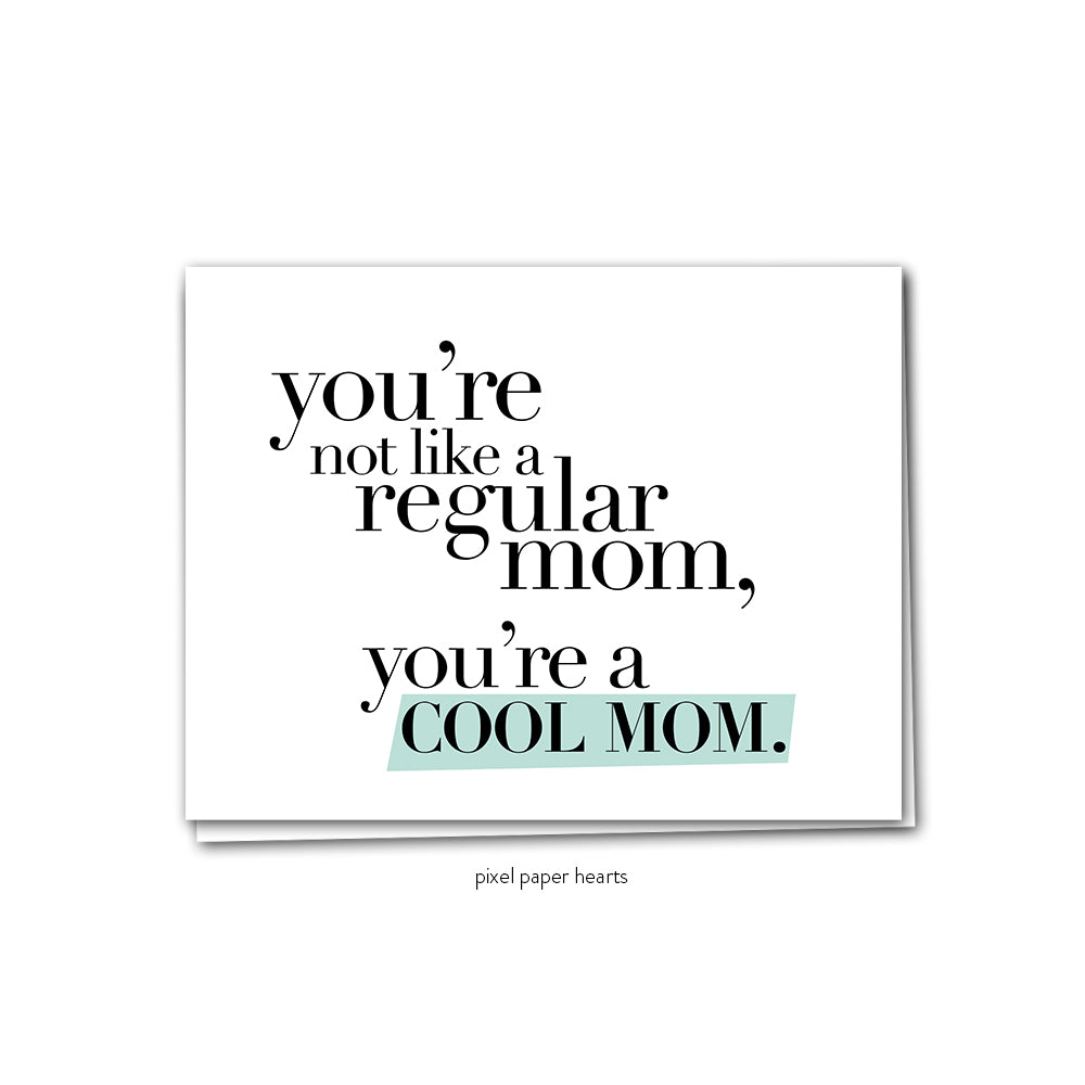 Card - Cool Mom uniq