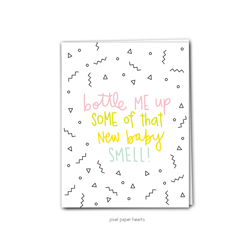 Card - New Baby Smell uniq