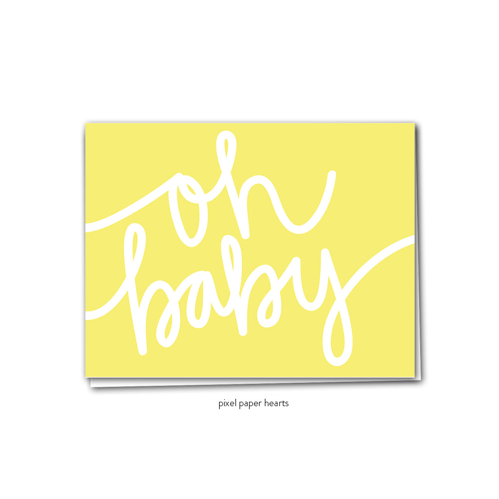 Card - Oh Baby uniq