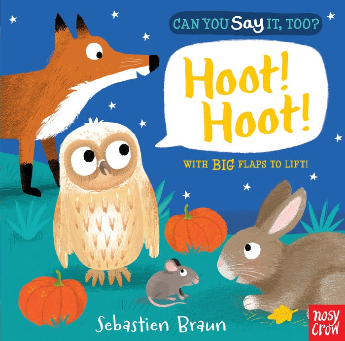 Can You Say It Too? Hoot! Board Book uniq