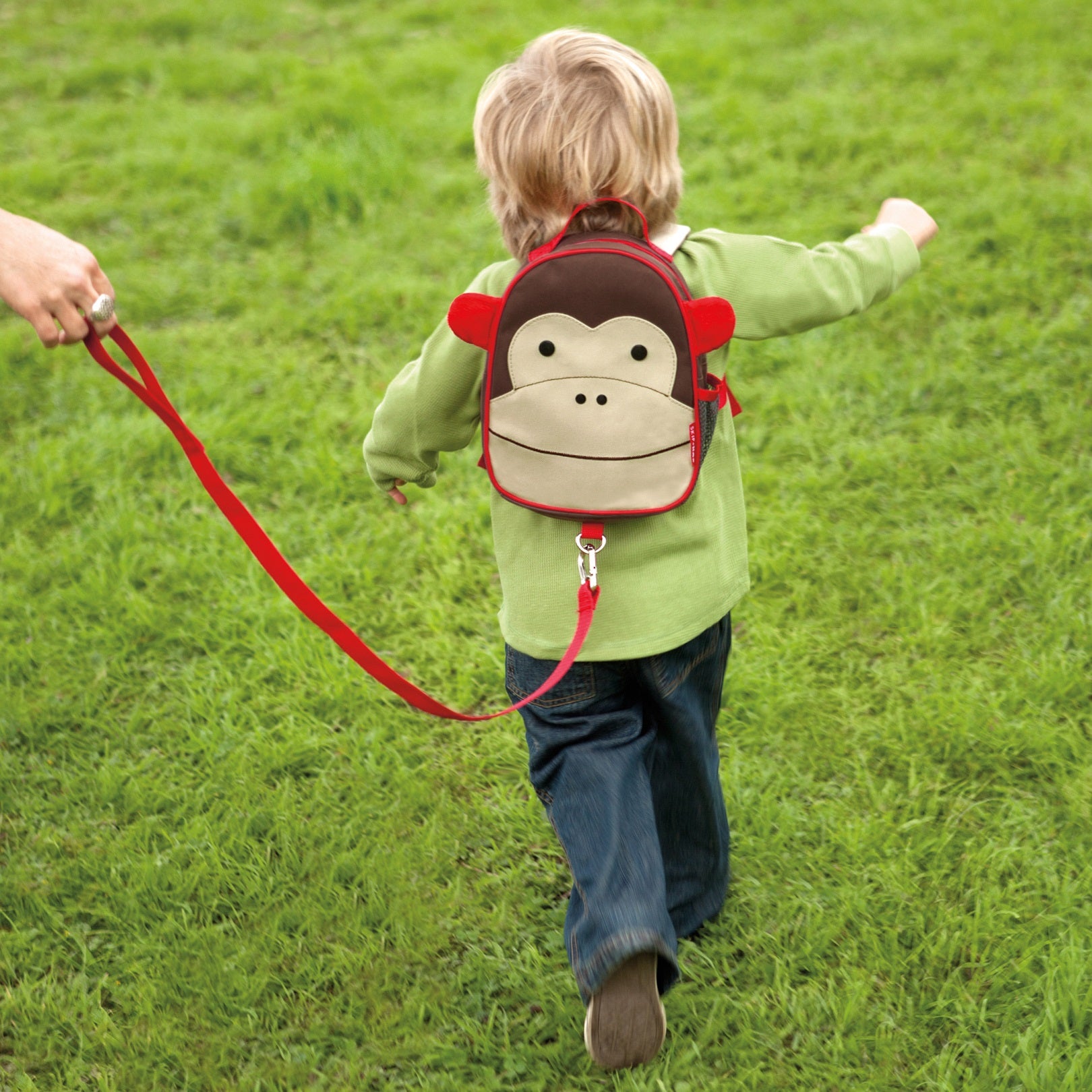 Apple Park - Monkey Wrist Rattle – Eco Child