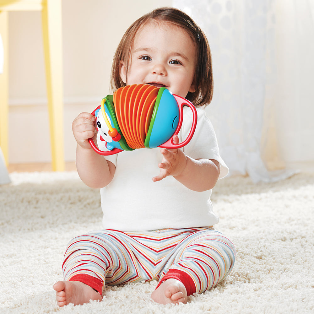 Explore & More Hedgehog Accordion | Snuggle Bugz | Canada's Baby Store