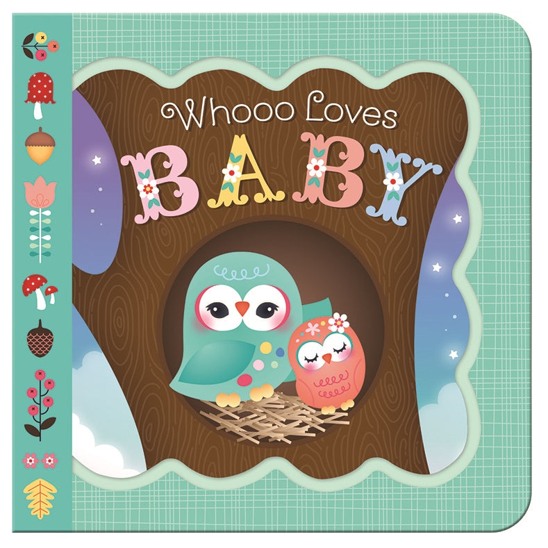 Whooo Loves Baby Book uniq