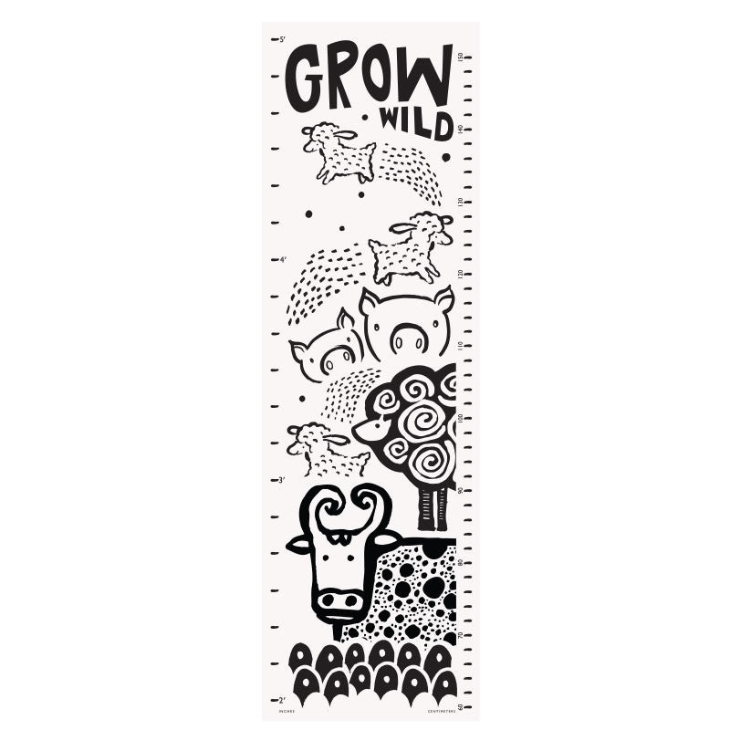 Canvas Growth Chart - Farm uniq