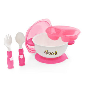 STUCK Feeding Bowl Set - Pink pink