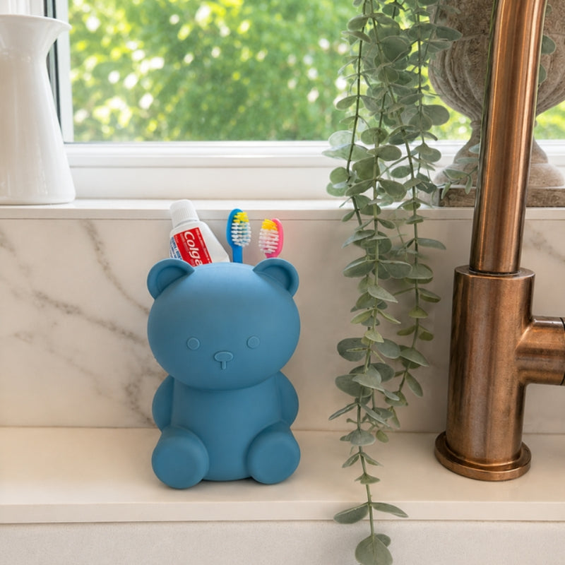 Teddy Silicone Tooth Brush Holder