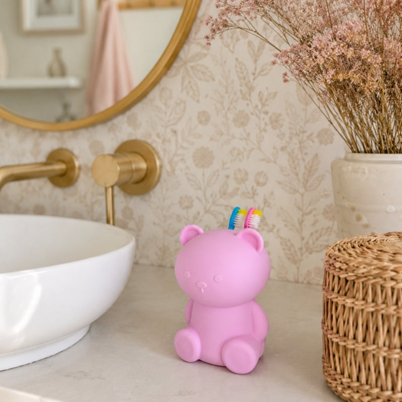 Teddy Silicone Tooth Brush Holder