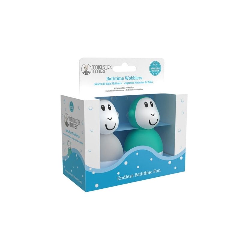 Bathtime Wobblers Cool Grey and Green