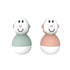Bathtime Wobblers Mint Green and Dusty Pink