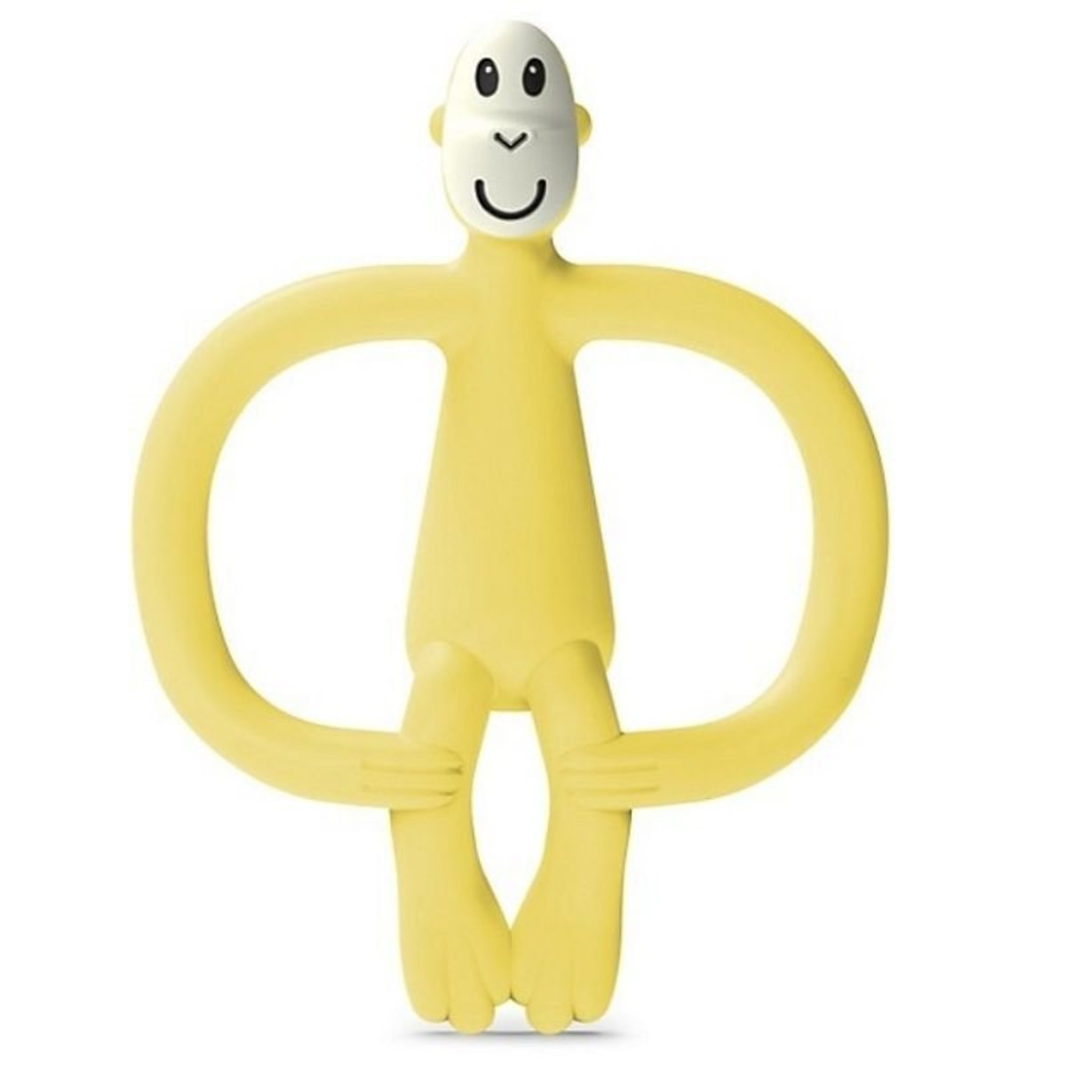 Matchstick Monkey No Tail Monkey Teething Toy Yellow