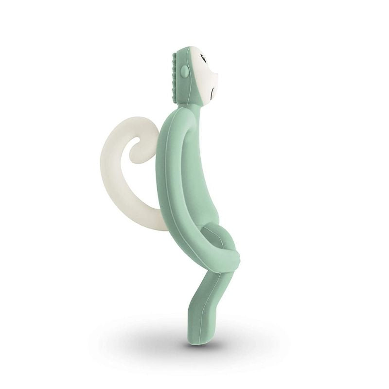 Monkey Teething Toy Mint Green