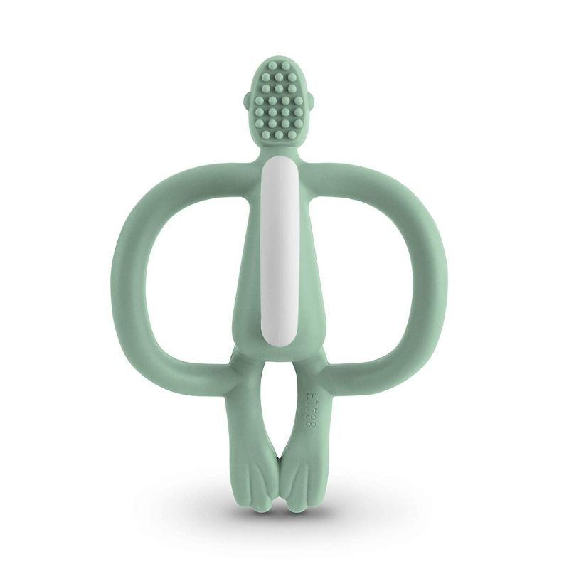 Monkey Teething Toy Mint Green