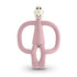 Monkey Teething Toy Dusty Pink