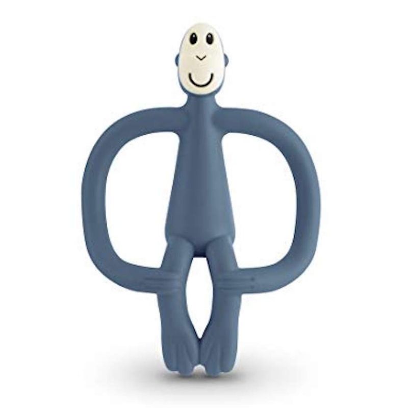 Monkey Teething Toy Airforce Blue