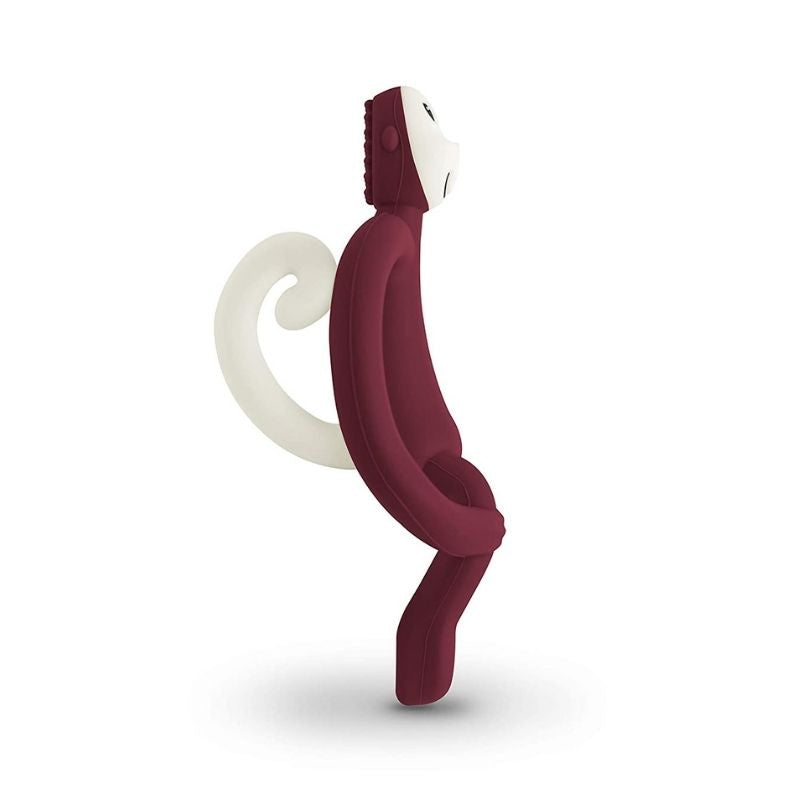 Monkey Teething Toy Claret