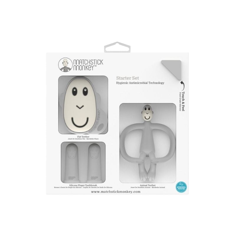 Teething Starter Set Cool Grey