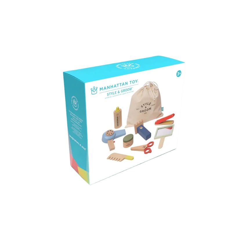 Style & Groom Wood Hair Styling Set
